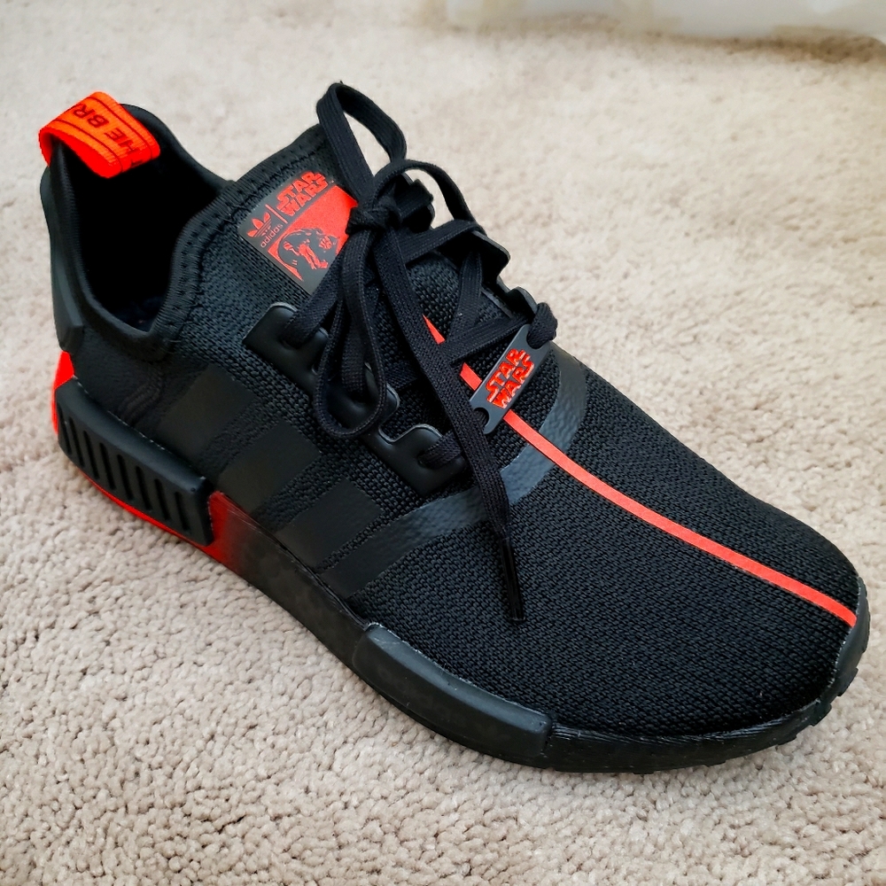 Adidas NMD R1 Star Wars Darth Vader Athletic Shoes - Picture 4 of 12